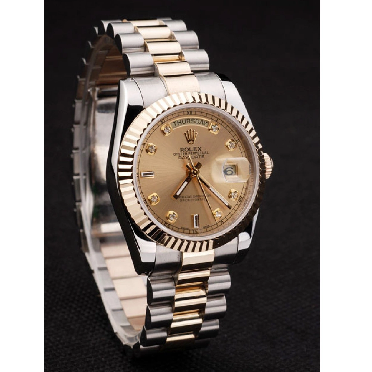 Aaa replica watch Swiss Mechanism-srl58 Rolex Day-Date 0818